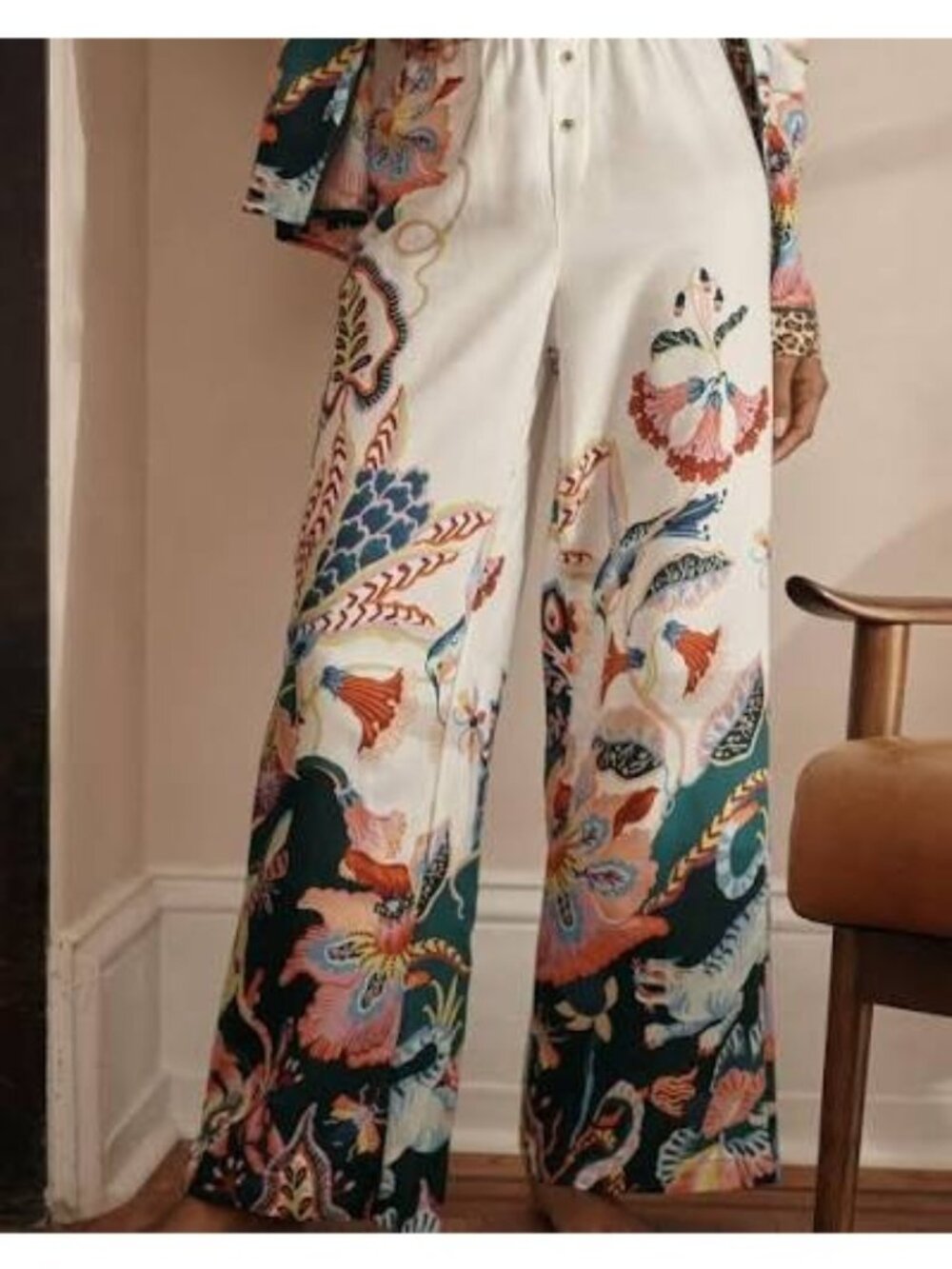 Anthropologie Sarah Gordon Pajama Pants Medium